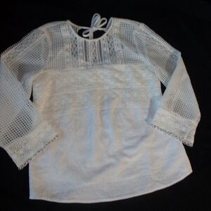 Heartloom Women's White Lace Blouse